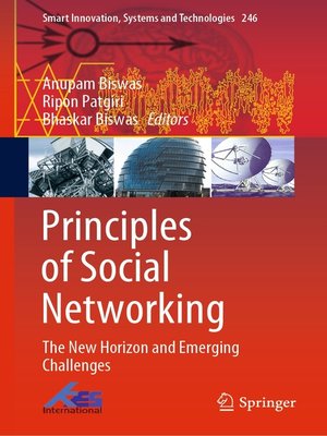 cover image of Principles of Social Networking
